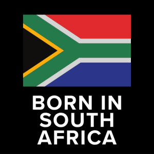 Born in South Africa badge