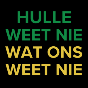 Hulle weet nie badge