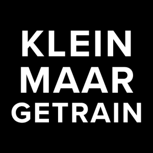 Klein maar getrain badge